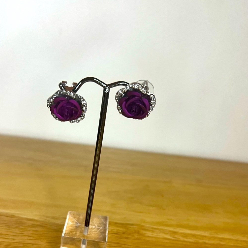 Rose Studded Earrings